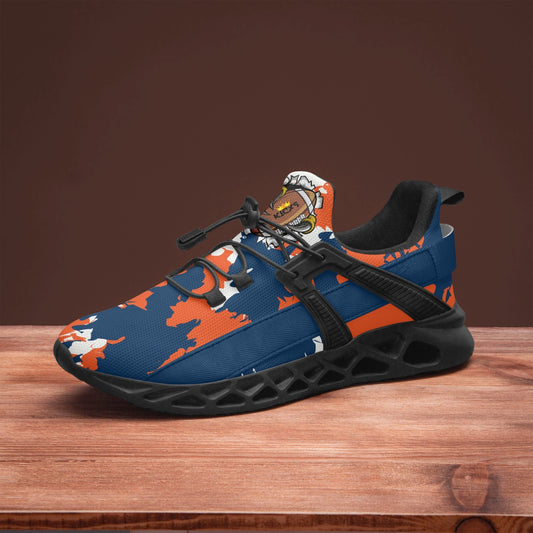 Kicxs Broncos Camo Mesh Running Shoes