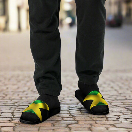 Jamaican Flag Men’s slides