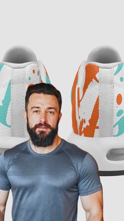 Kicxs Pro Teams Men's Bounce Mesh Knit Sneakers - Phins